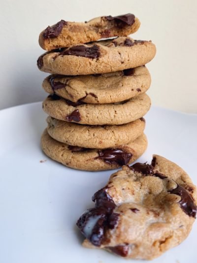 Dark chocolate chip, Orange & walnut cookie (box of 3)